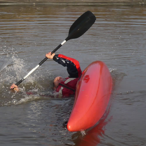 Jon canoeing